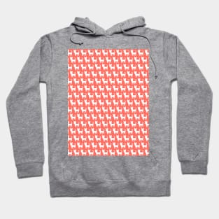 Chihuahua silhouette print (mini) coral Hoodie